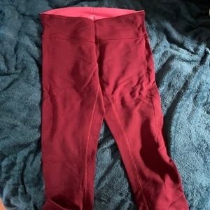 Lululemon wonder-under cropped leggings